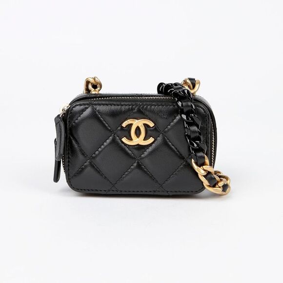 Cc Logo Mini Chain Shoulder Crossbody Bag - Picture 2 of 9